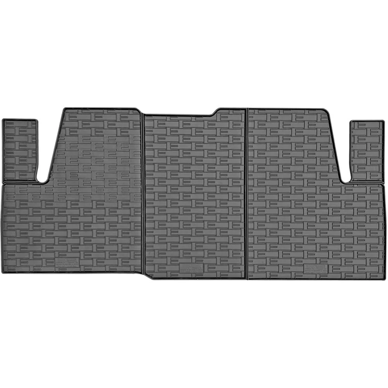 CIKCar Set of Rubber Mats Compatible with Maxus eDeliver 5 2024- (3-Piece + Mounting System)