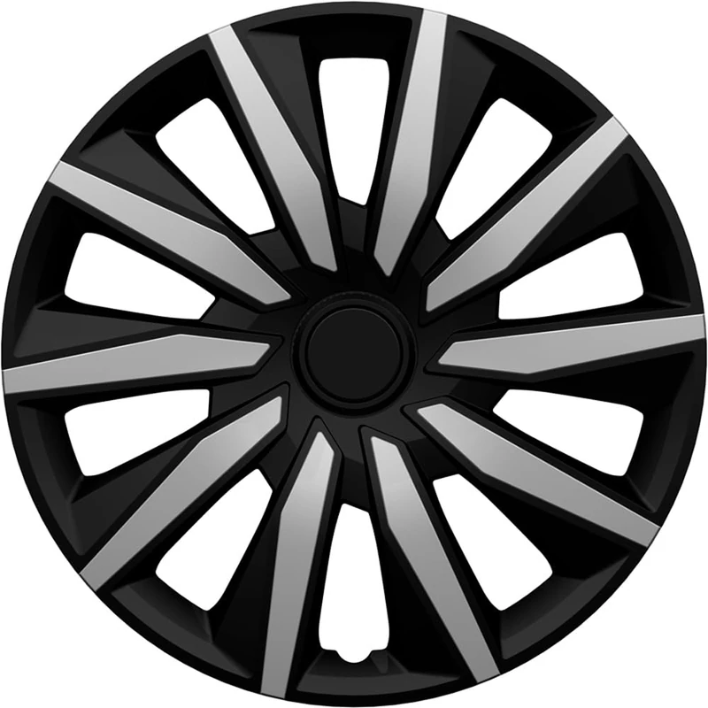 AutoStyle Set wheel covers Decente 16-inch silver/black