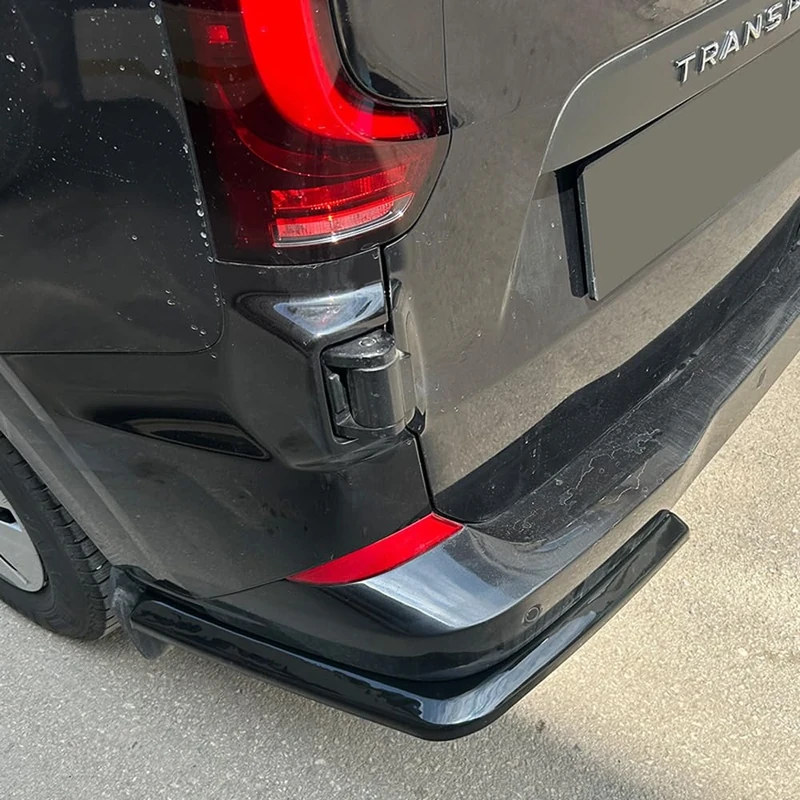 Oneway Rear Side Diffusors compatible with Volkswagen Transporter T7 2024- & Ford Transit Custom (V710) 2023- - Gloss black