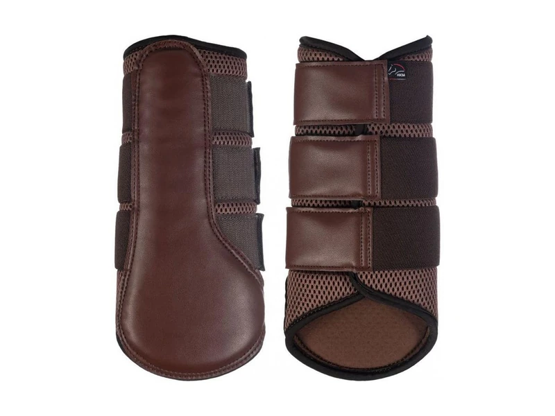 HKM Breath Protection boots Brandy One Size