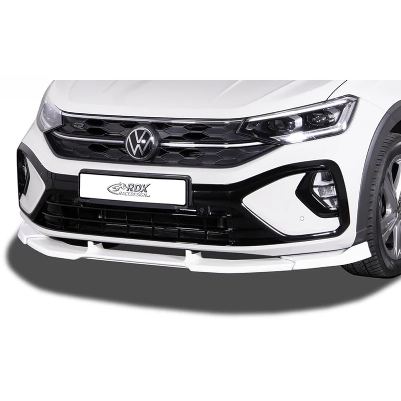 RDX Racedesign Front Spoiler Vario-X Compatible with Volkswagen Taigo (CS1) R-Line 2021- (PU)