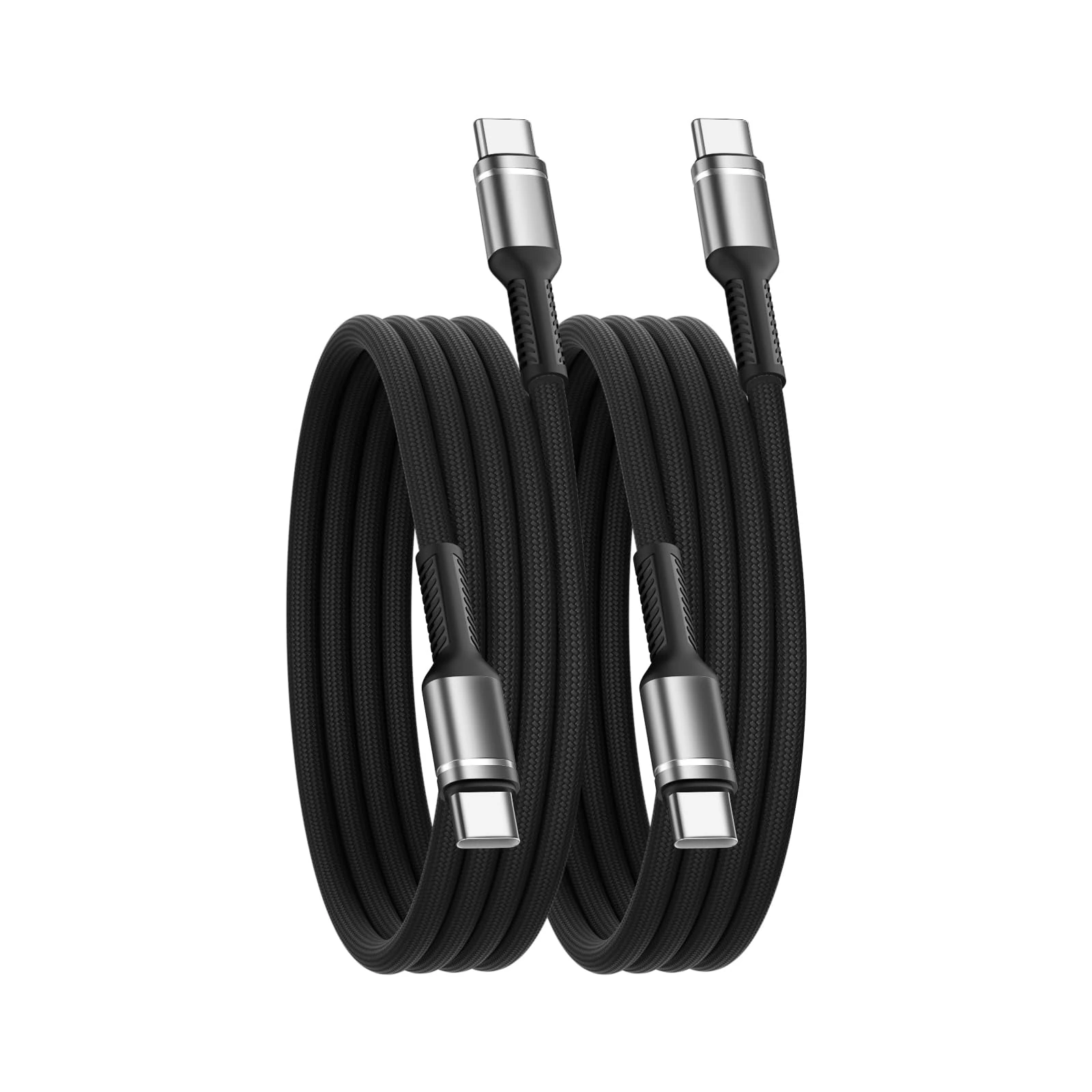 USB C to USB C 2Pack 1M, 60W Fast Charging Cable Type C Cable USBC Charge Lead for iPhone 16 15 Pro Max Plus MacBook iPad Pro/Air Samsung Galaxy S24 S23/S22/S21 Ultra Pixel 8 Switch (1M)