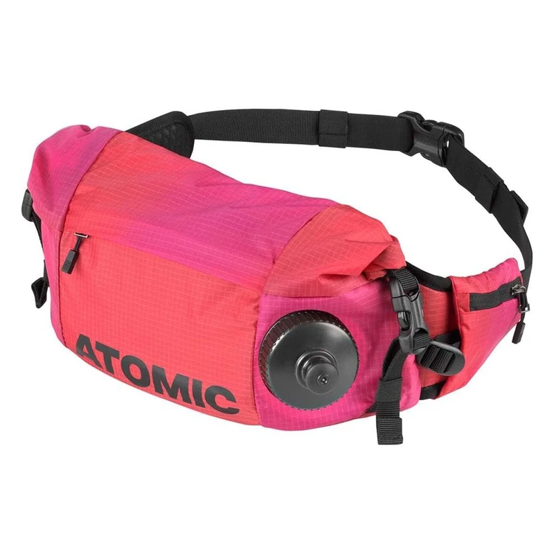 Atomic Nordic Thermo Bottle Belt I Adjustable Bum Bag with Insulated Bottle Holder I Water-Repellent Bag with Drink Holder & Roll Top I Ideal for Cross-Country or Jogging Tours