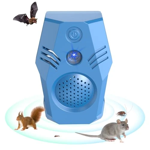 Ultrasonic Pest Repeller,4 Mode Ultrasonic Mouse Repellent,Powerful Mouse Repeller Plug in Pest Control,Mouse Repellent Indoor Mouse, Mice,Rodent,Spider & Rat,Effective Rodent Control Light Yellow