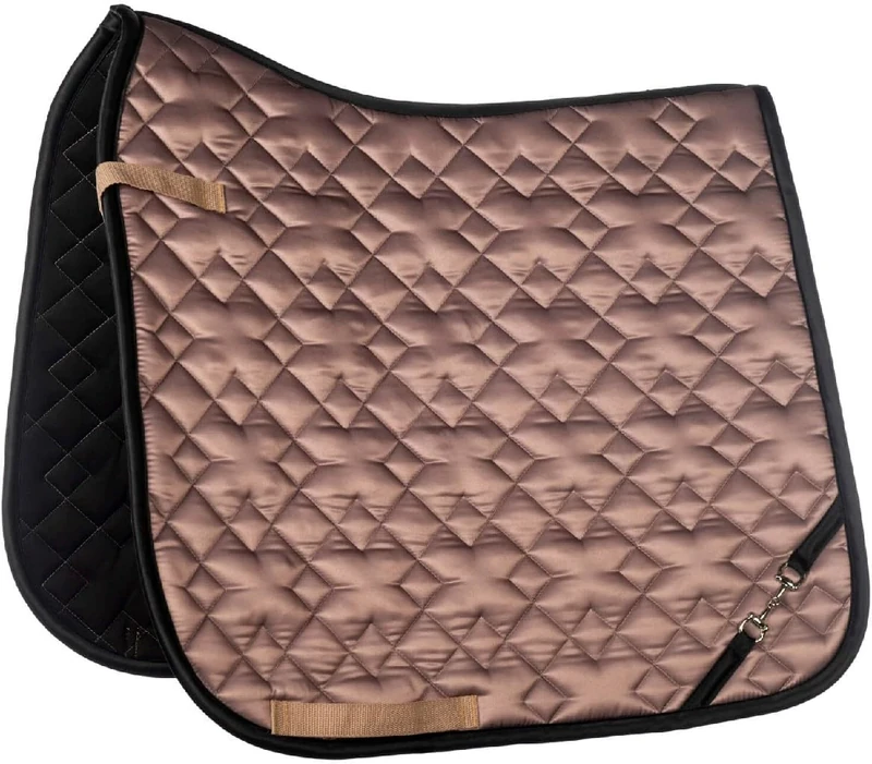 HKM Golden Bit Saddle cloth Taupe Dressage