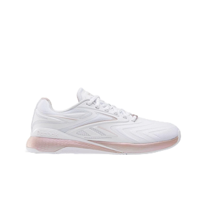 Reebok Women's Nano X5 Edge Trainers, White/Muted Mauve, 36.5 EU
