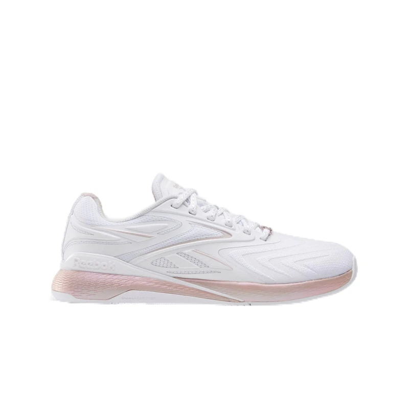 Reebok Women's Nano X5 Edge Trainers, White/Muted Mauve, 34.5 EU