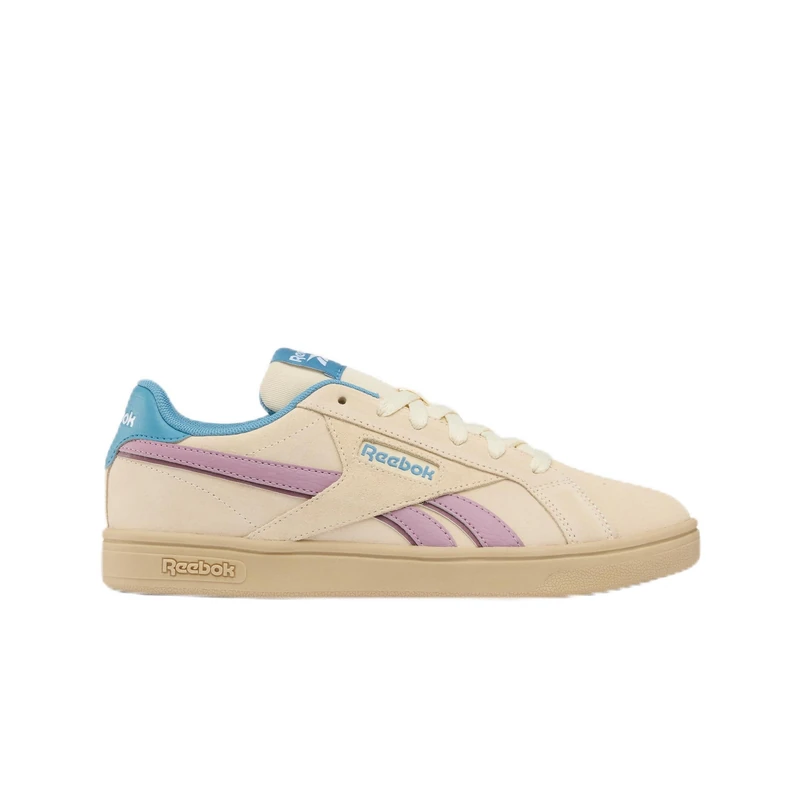 Reebok Women's Court Retro Trainers, AGEDBEIGE/BERRYCHILL/WARPEDBLUE, 37.5 EU
