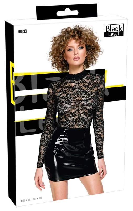 Black Level Women Dress Black S