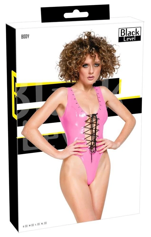 Black Level Women Vinyl Body Pink M - Image 1