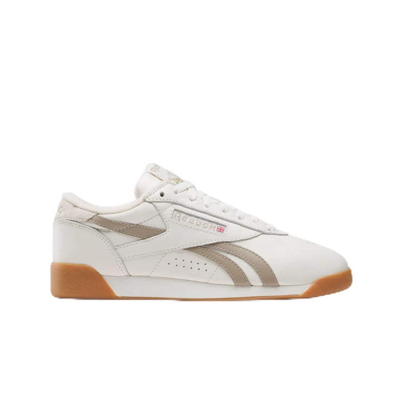 Reebok Women's F/S LO Trainers, Chalk/Grainy Grey/Gum, 41 EU