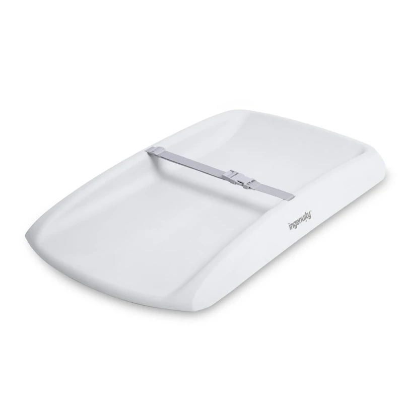 Ingenuity Comfy Clean Changing Pad, Waterproof EVA Foam, Easy-Wipe Cushion with Safety Strap & Non-Slip Bottom, Fits Standard 31 in x 17 in Tables, Newborn & Up - Image 1