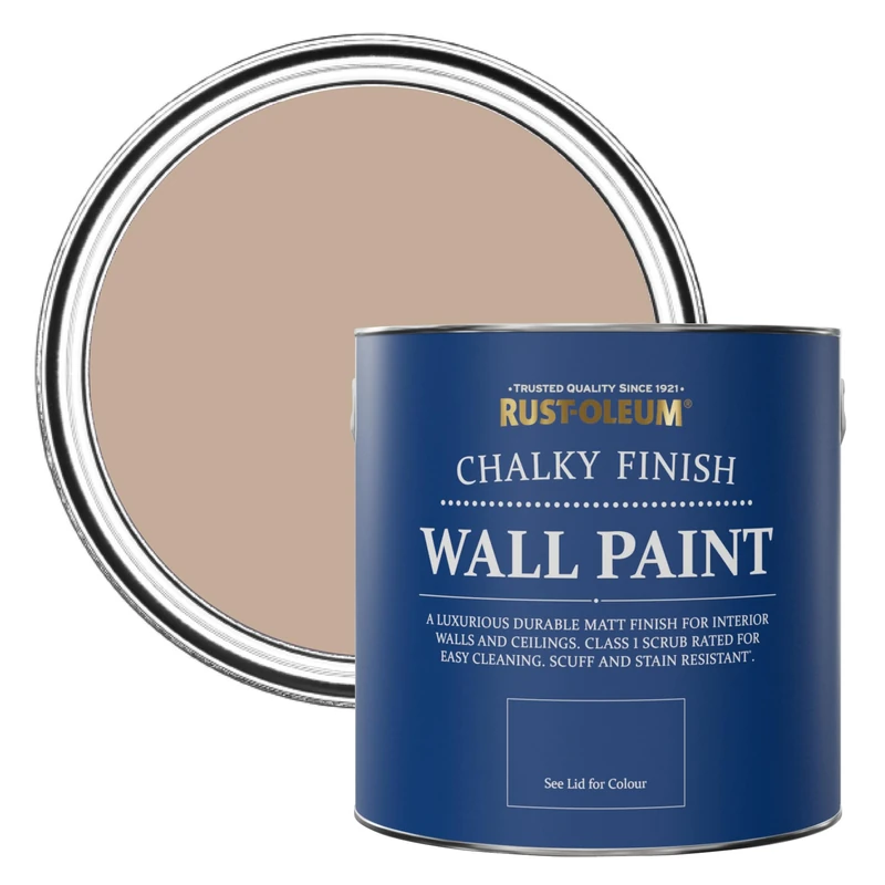 Rust-Oleum Wall and Ceiling Paint in a Chalky Matt Finish - Smitten 2.5L