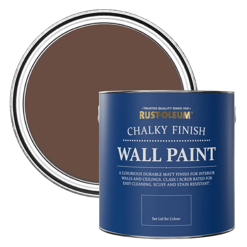 Rust-Oleum Wall and Ceiling Paint in a Chalky Matt Finish - Follingsby 2.5L