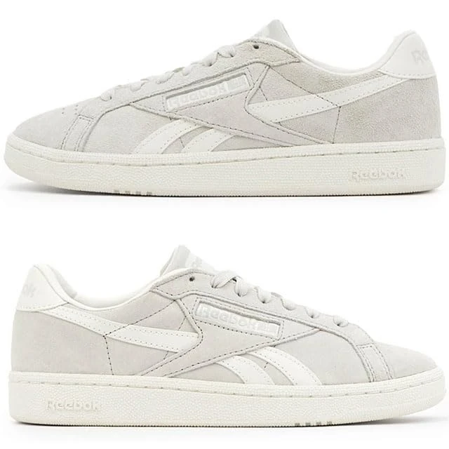 Reebok Women's Club C Grounds UK Trainers, Soft Grey/Chalk/Chalk, 35.5 EU