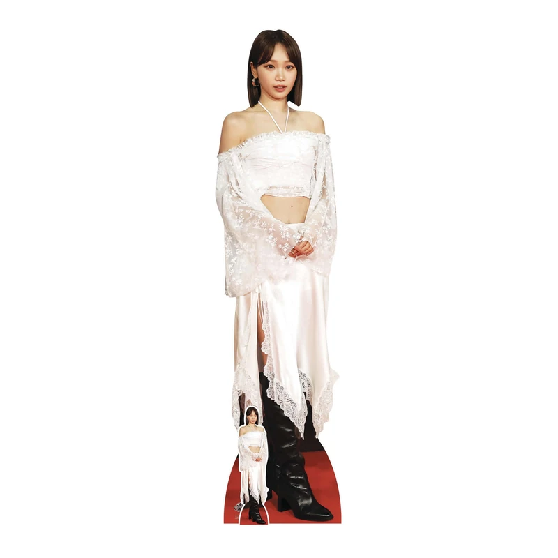 Star Cutouts CS1207 Kim Chae-won K-Pop Lifesize Cardboard Cutout 169cm – Idol Fan Display, Party Decoration & Collector Room Décor