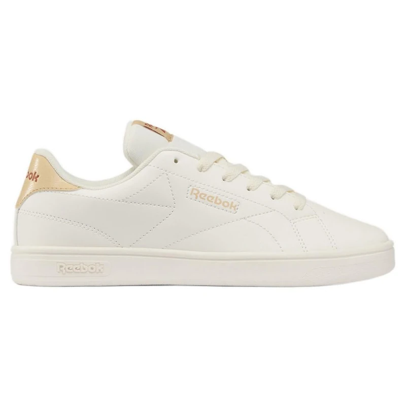 Reebok Court Clean, Women's Sneakers, Chalk Simplebeige Rustorange, 6.5 UK