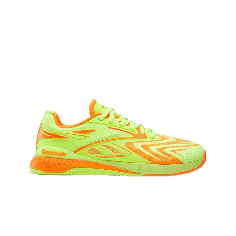 Reebok Women's Nano X5 Edge Trainers, Digital Lime/Atomic Tangerine, 37 EU