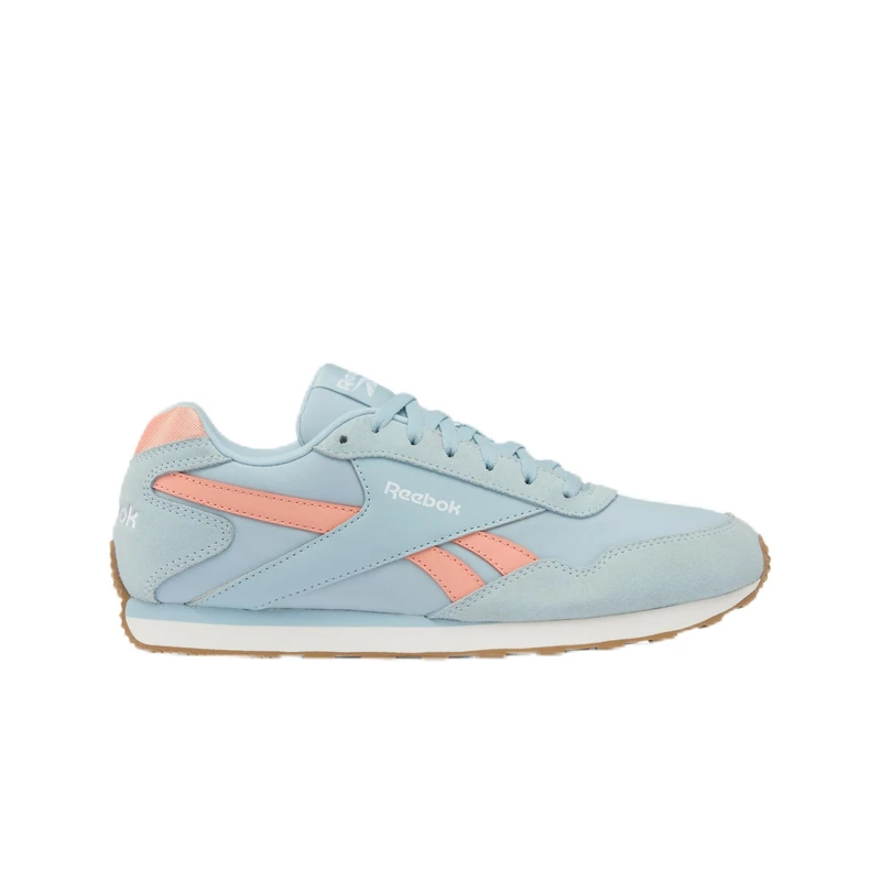 Reebok Women's Glide Low Trainers, Ice Blue/Jellypeach/FTWRWHITE, 36 EU