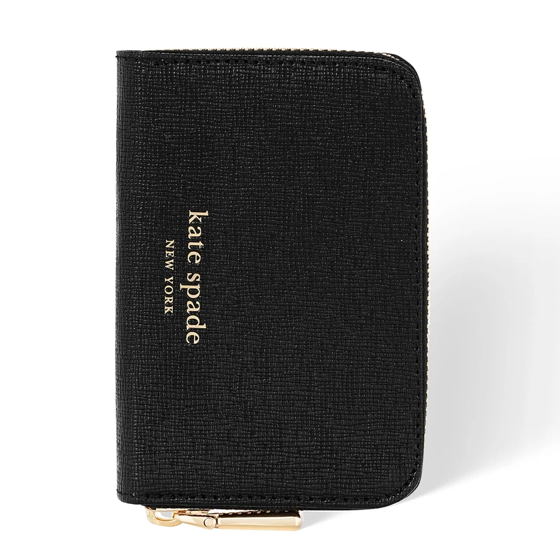 Kate Spade New York Devin Zip Magnetic Wallet/Card Holder - Compatible with MagSafe Phones and Cases - Black - Image 1