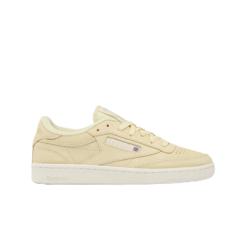 Reebok Women's Club C 85 Trainers, Chalk/RAWYELLOW/SIMPLEBIEGE, 39 EU