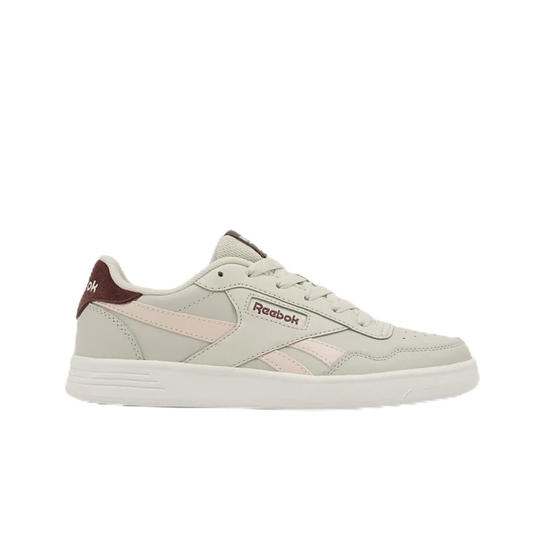 Reebok Women's Court Advance Trainers, Soft Grey/Pure Pink/FTWRWHITE, 41 EU