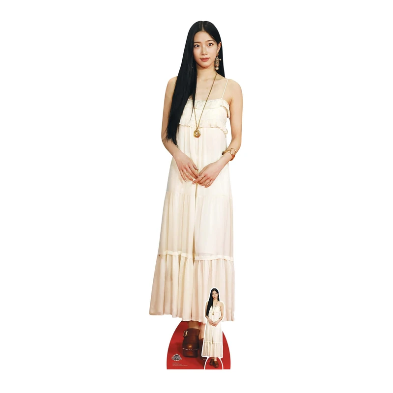 Star Cutouts CS1208 LE SSERAFIM Kazuha Lifesize Cardboard Cutout 174cm – K-Pop Fan Display, Party Decoration & Collector Gift - Image 1