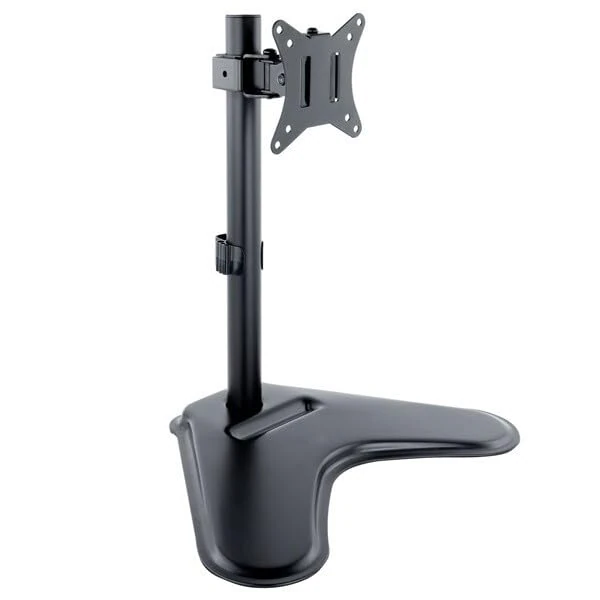 Table Stand - Stand for 1 Screen from 17 to 32 inches, with Swivel and Tilt Arm, Black, Ideal for Maximizing Space.