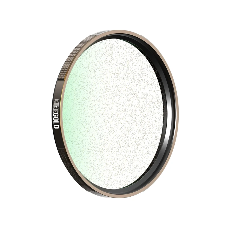 PolarPro - CineGold Filter - Vintage Cinematic Aesthetic of Kodak Portra 400 Film - Gold Mist Diffusion - 67mm