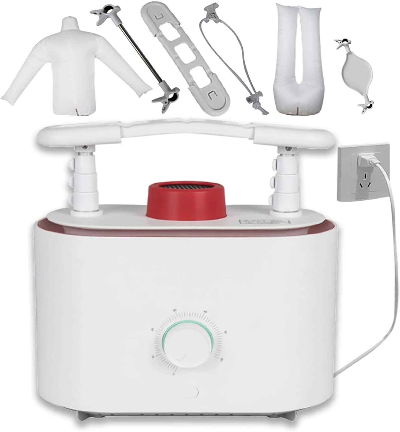 Scanovus Automatic Ironing Machine,Portable Automatic Hot Air Dryer & Iron for Shirts & Pants,Smart Hands-Free Garment Steamers Wrinkle Remover,1000W Removing Stubborn Wrinkles and Creases (B)