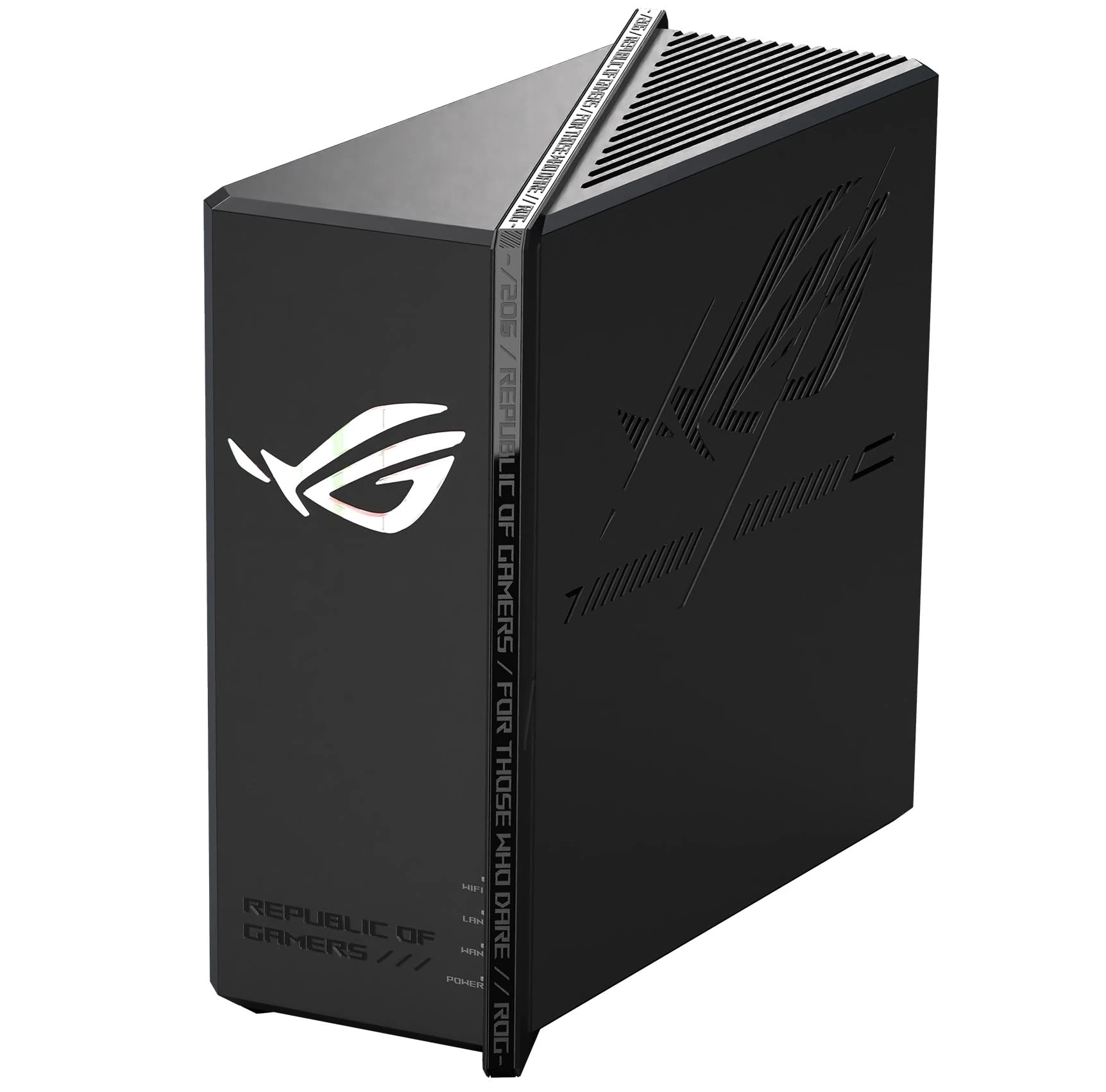 ASUS ROG Strix GS-BE18000 Tri-Band WiFi 7 Gaming Router (320 MHz Bandwidth, 4096-QAM, 8 x 2.5G Ports, Mobile Game Mode, Aura RGB, AiMesh, VPN, up to 300 m² Coverage)