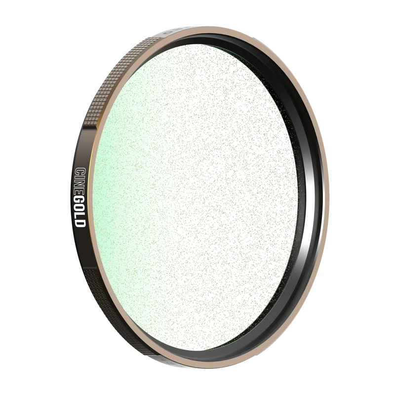 PolarPro - CineGold Filter - Vintage Cinematic Aesthetic of Kodak Portra 400 Film - Gold Mist Diffusion - 77mm