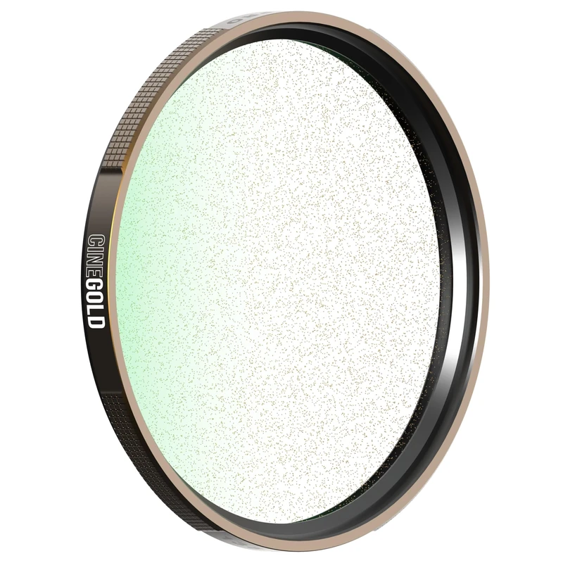 PolarPro - CineGold Filter - Vintage Cinematic Aesthetic of Kodak Portra 400 Film - Gold Mist Diffusion - 82mm