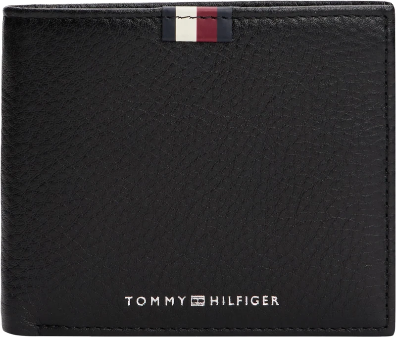 Tommy Hilfiger Men's Th Prem Lea Cc and Coin AM0AM13340BDS001, Black, OS - Image 1