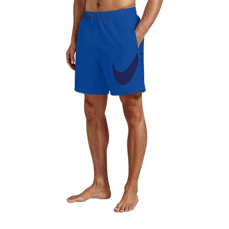 NIKE Swim Breaker Specs 7" Volley Short Blue Crystal
