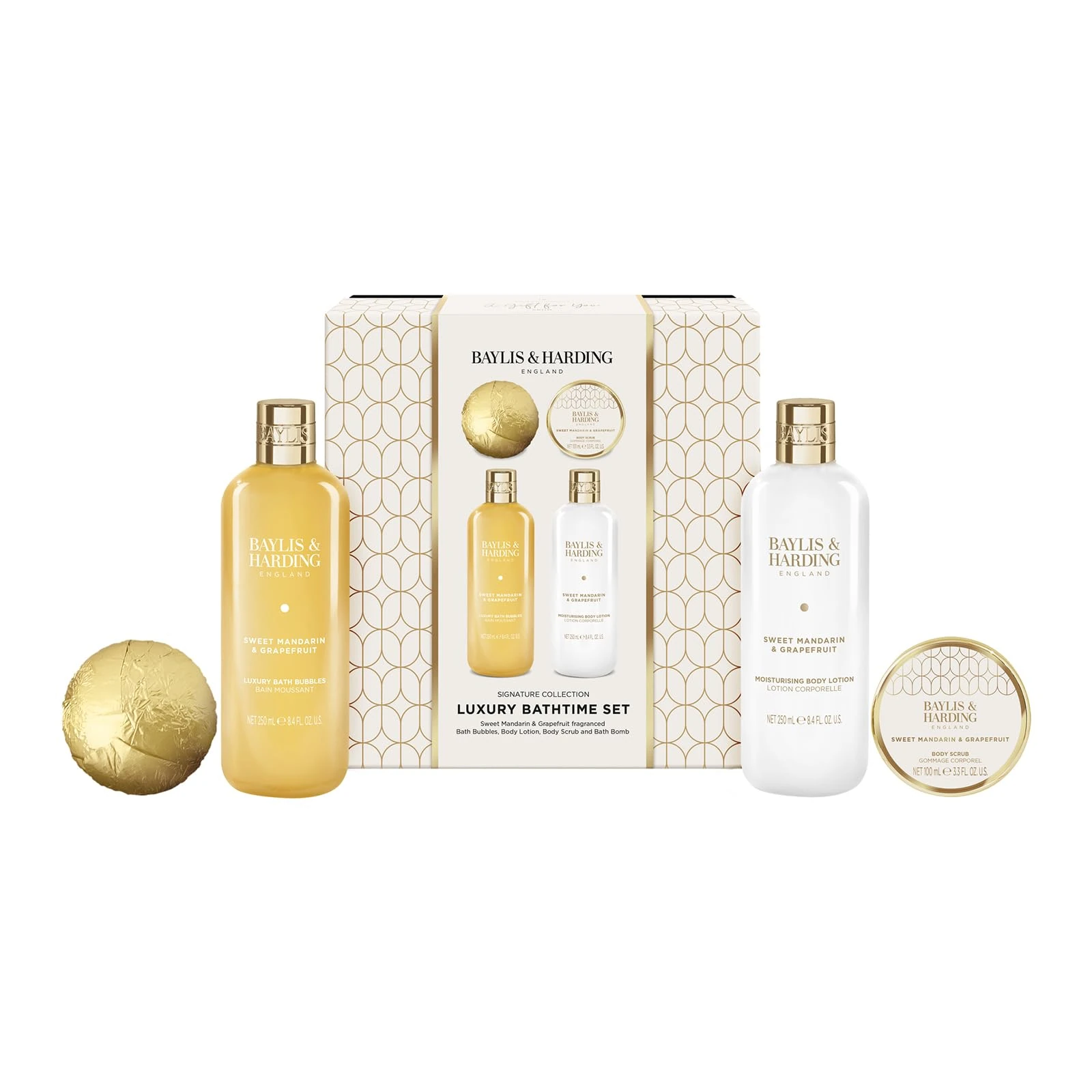 Baylis & Harding Sweet Mandarin & Grapefruit Indulgent Bathing Gift Set - Vegan Friendly