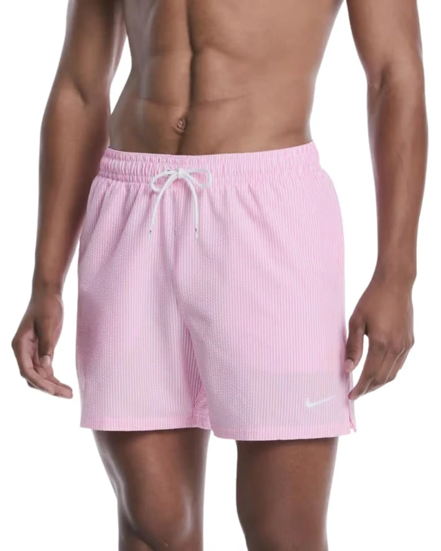 NIKE Swim Breaker Ripple 5" Volley Short Pink Glow