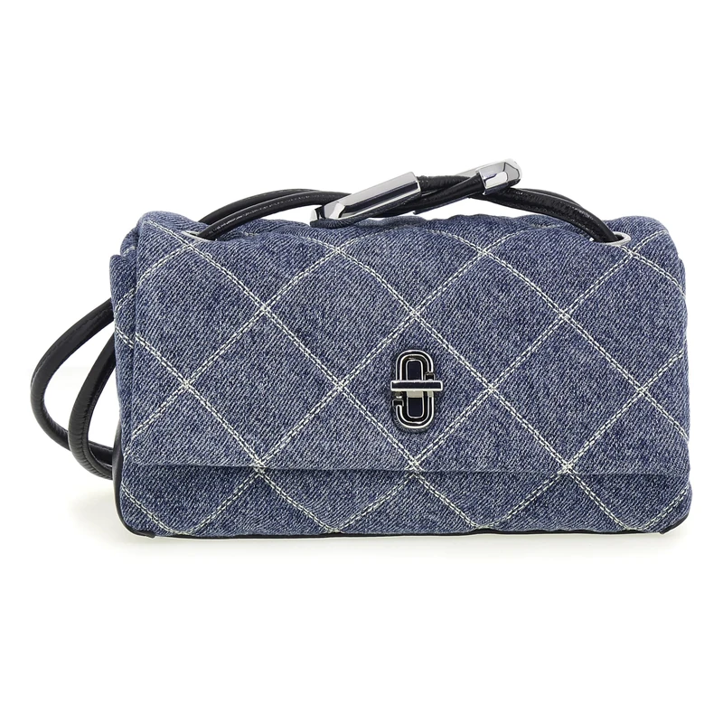 MARC JACOBS Women's The Large Chain Sack Bag, Light Wash Indigo, 27×13×21