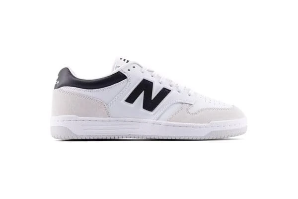 NEW BALANCE Mens 480 Sneaker, White Black, 8.5 UK
