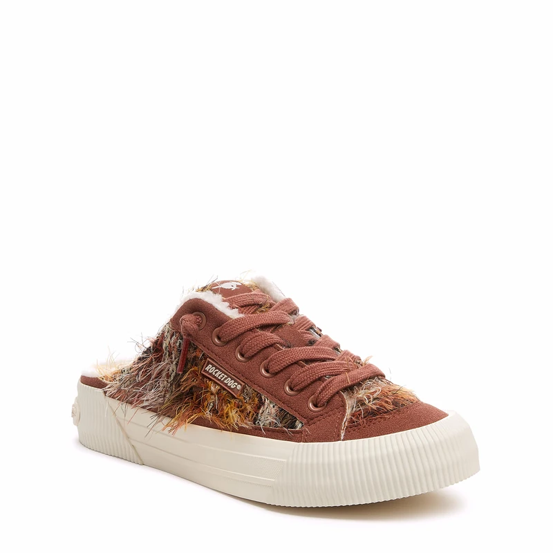 Rocket Dog Women's Cheery Mule Sneaker, Muppet Brown, 4 UK