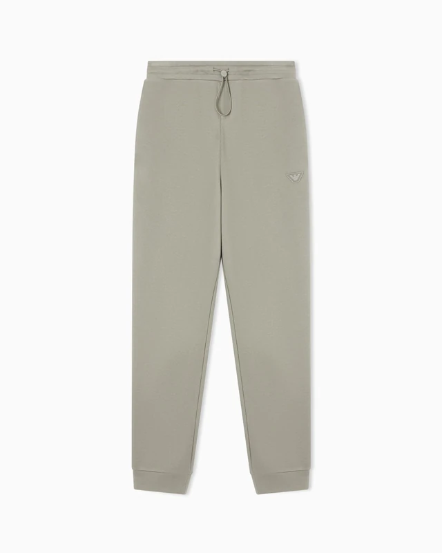 Emporio Armani Men's Modal Terry Pants with Cuffs Grey M