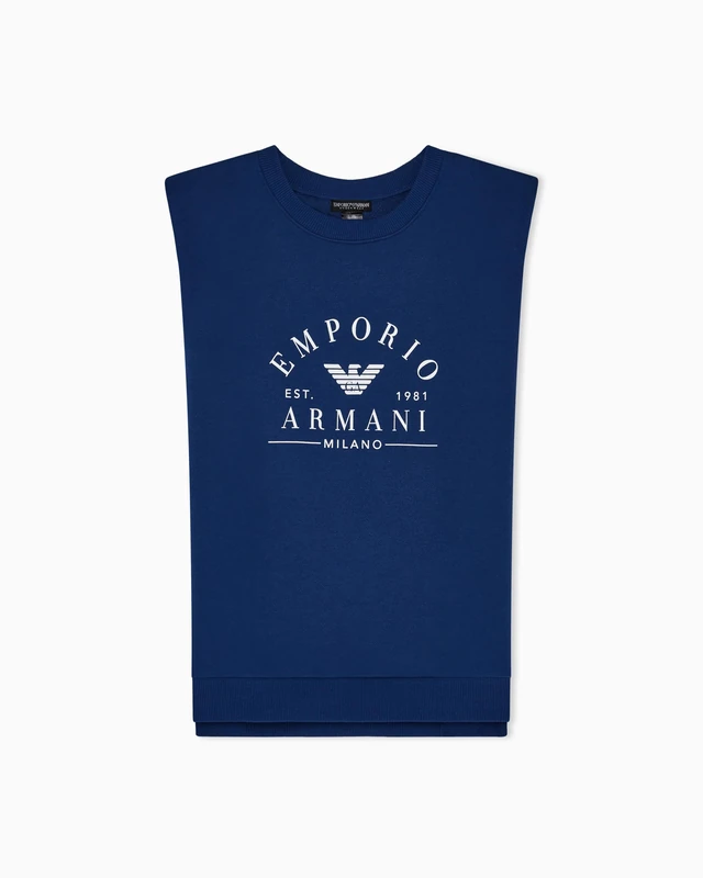 Emporio Armani Women's Iconic Terry Sweatshirt Beige M