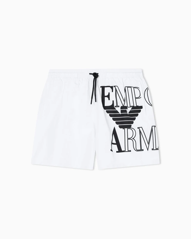 Emporio Armani Men's Bold Logo Boxer White M