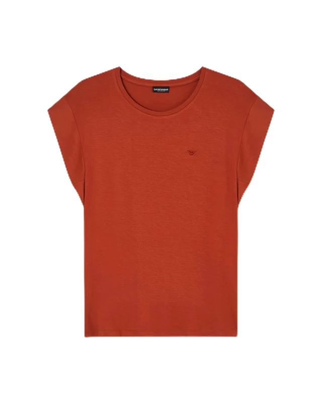 Women's Viscose Crew Neck T-Shirt Pink XL