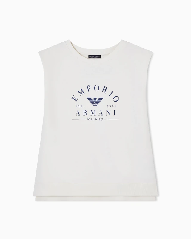 Emporio Armani Women's Iconic Terry Sweatshirt Beige L
