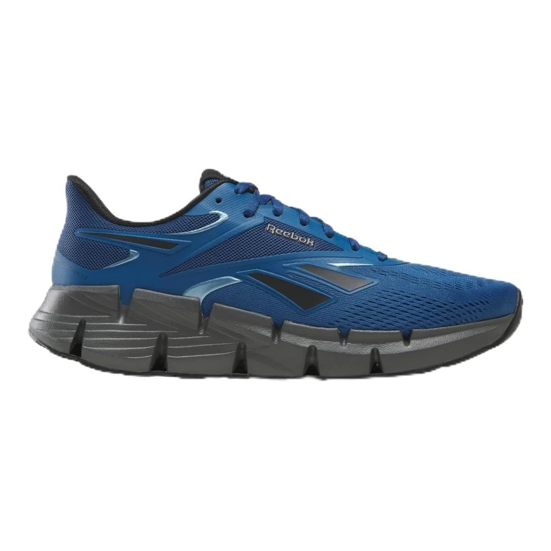 Reebok Men's Zig Dynamica 6 Basket, Navy, Grey and Black, 3.5 UK