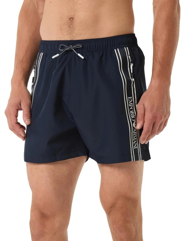Emporio Armani Men's LOGOTAPE Boxer Blue XL