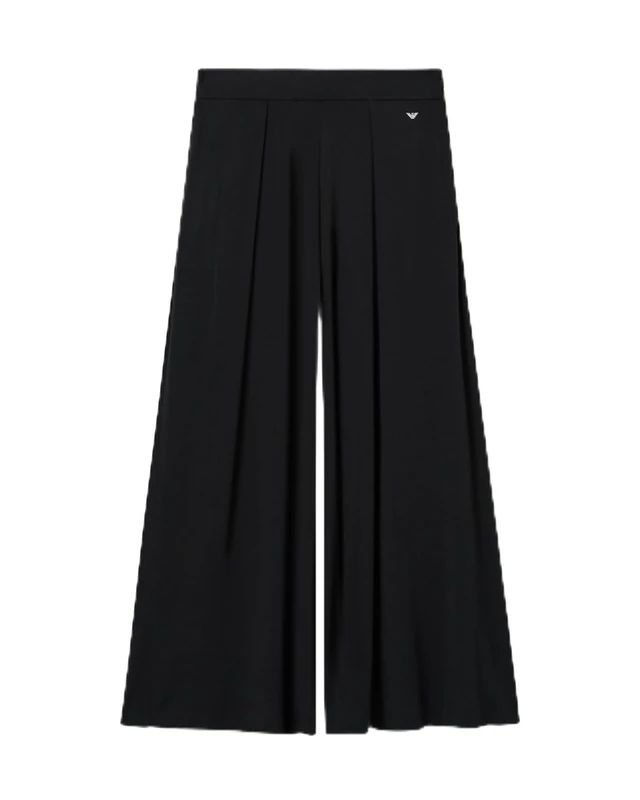 EMPORIO ARMANI Women's ESSENTIAL STUDS PYJAMA PANTS Black XL