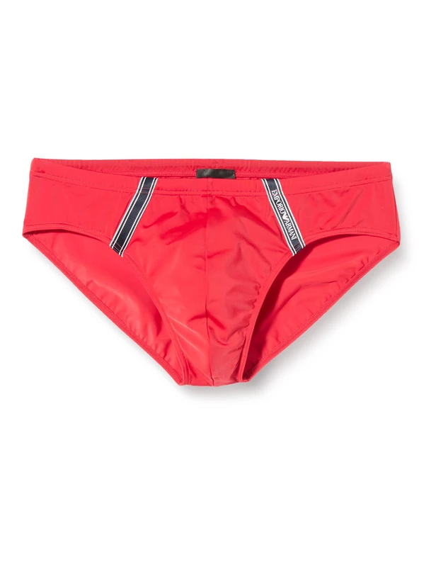 Emporio Armani Men's LOGOTAPE Brief Red S