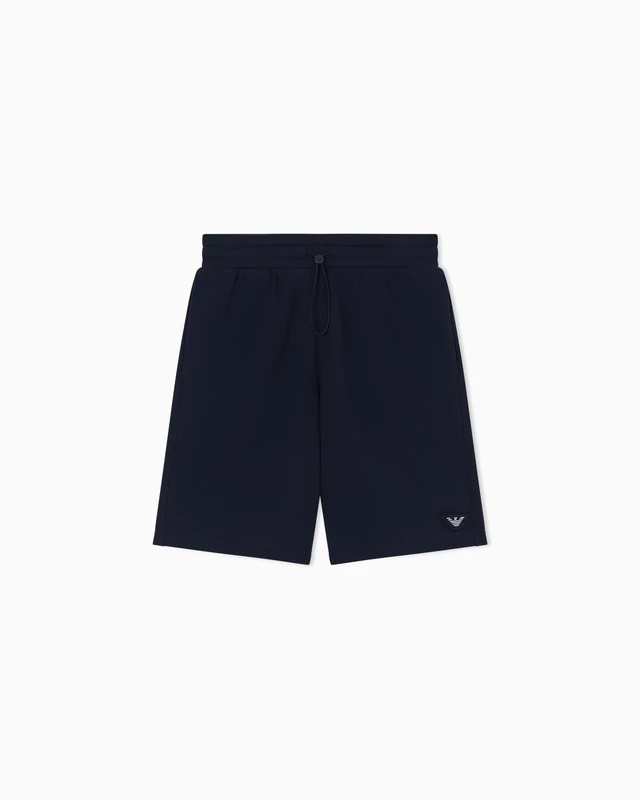 Emporio Armani Men's Modal Terry Bermuda Short Blue L